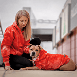 Maglione in Velluto per Cani - Rosso Rubino