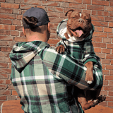 Maglione Plaid per Umani - Quadretti verdi