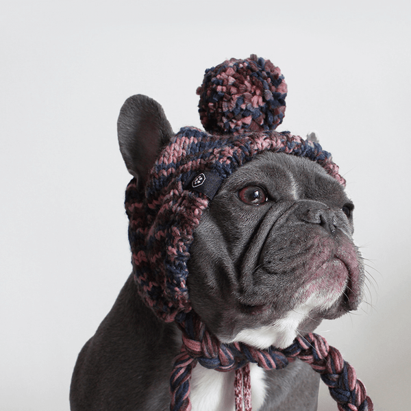 Cappello per cani Pom Pom in Maglia