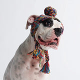 Cappello per cani Pom Pom in Maglia