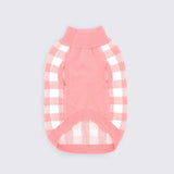 Maglione per Cani - Scacchi Rosa