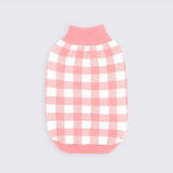 Maglione per Cani - Scacchi Rosa